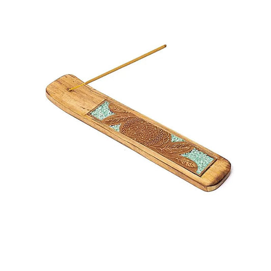 Incense holder dreamcatcher amazonite