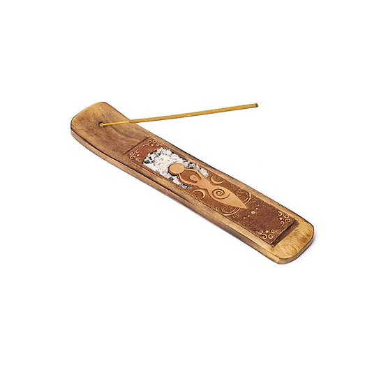 Incense holder moon goddess moonstone