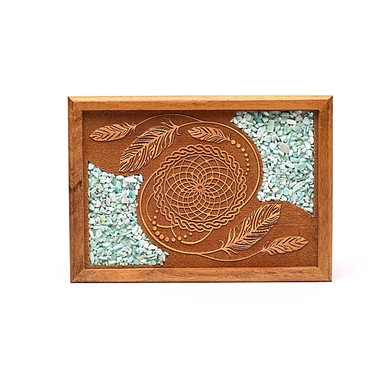 Acheter Boîte à tarot ou à bijoux attrape-rêves amazonite