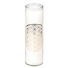 Vela perfumada estearina Flor de la Vida blanca