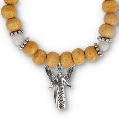 Bracelet Archange Gabriel élastique de gros thumb