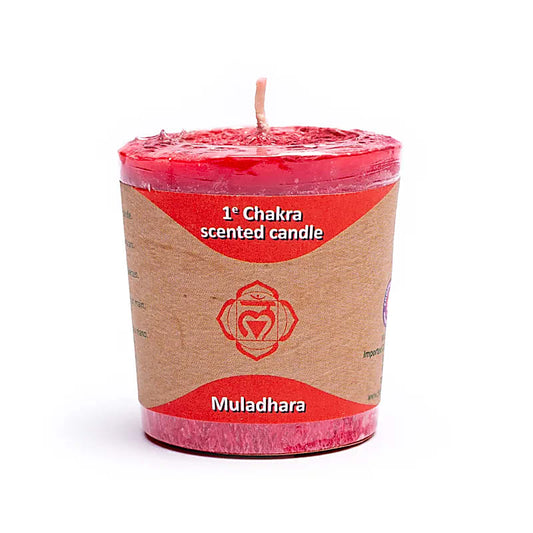 Vela votiva perfumada 1°chakra