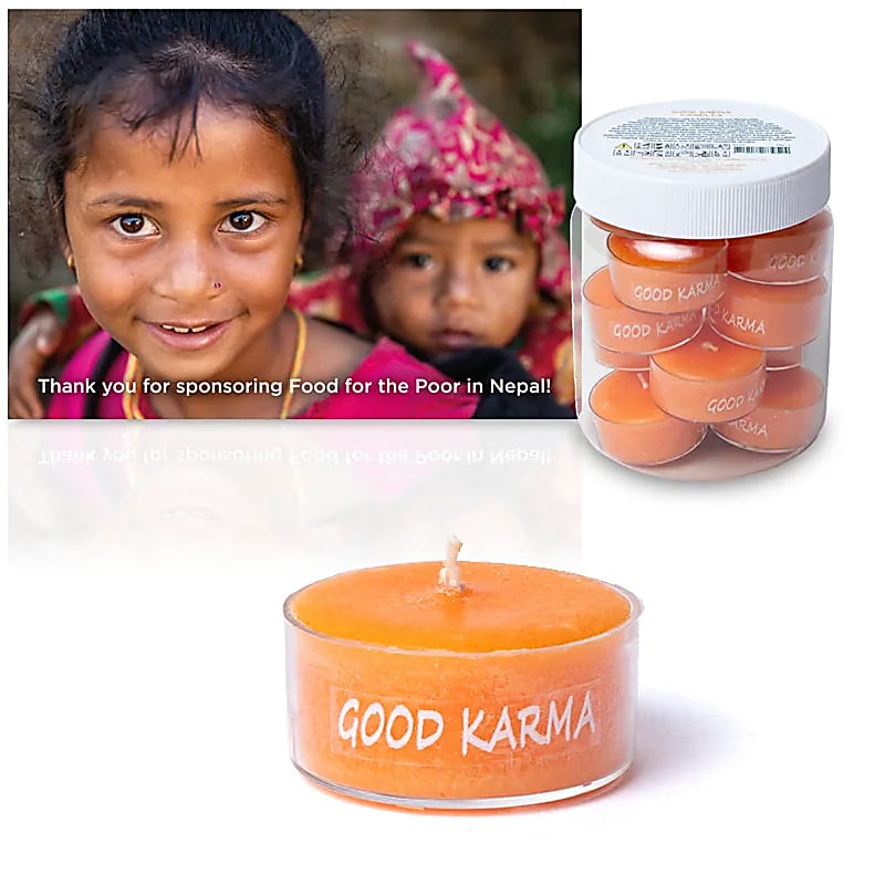 Good Karma theelicht kaarsjes stearine