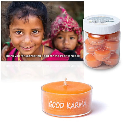 Good Karma theelicht kaarsjes stearine thumb