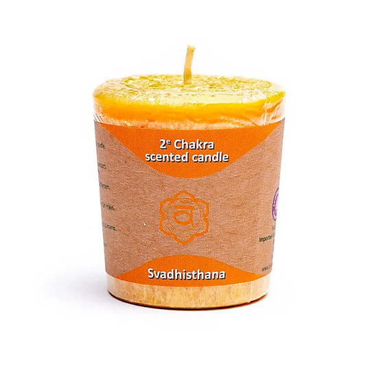 Vela votiva perfumada 2°chakra