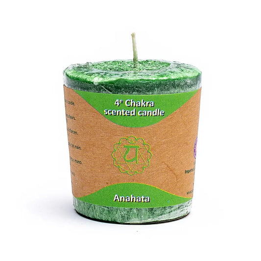 Vela votiva perfumada 4°chakra