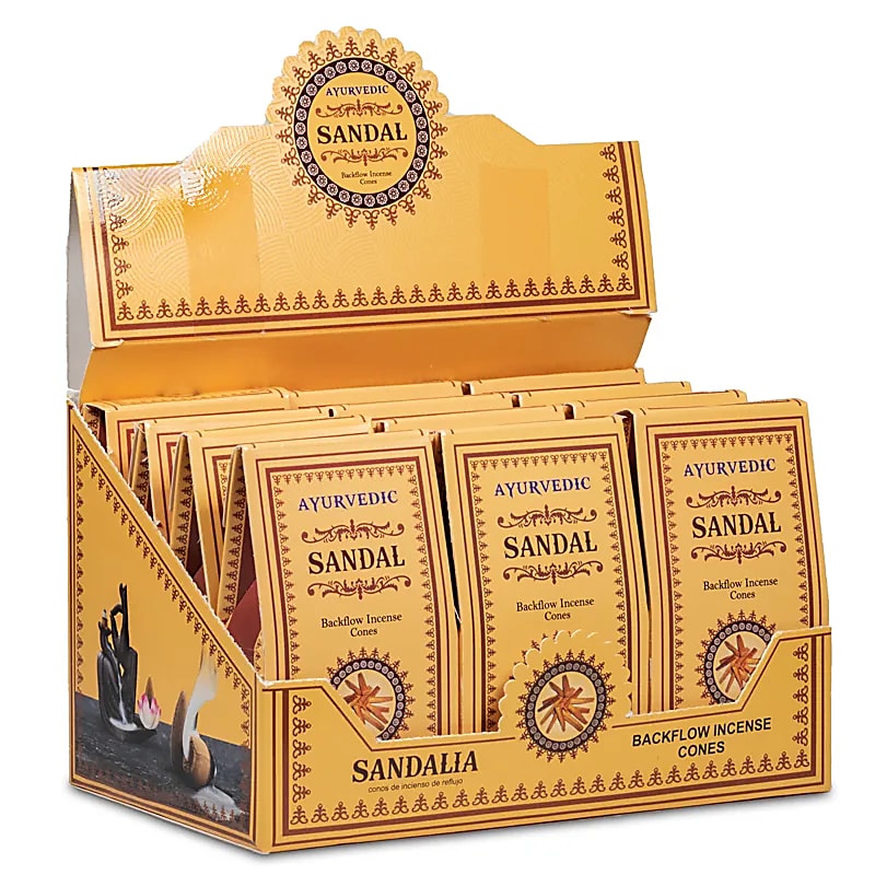 Ayurvedische Sandelholz Rückfluss Weihrauchkegel