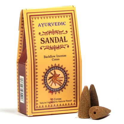 Ayurvedische Sandelholz Rückfluss Weihrauchkegel großhandel thumb
