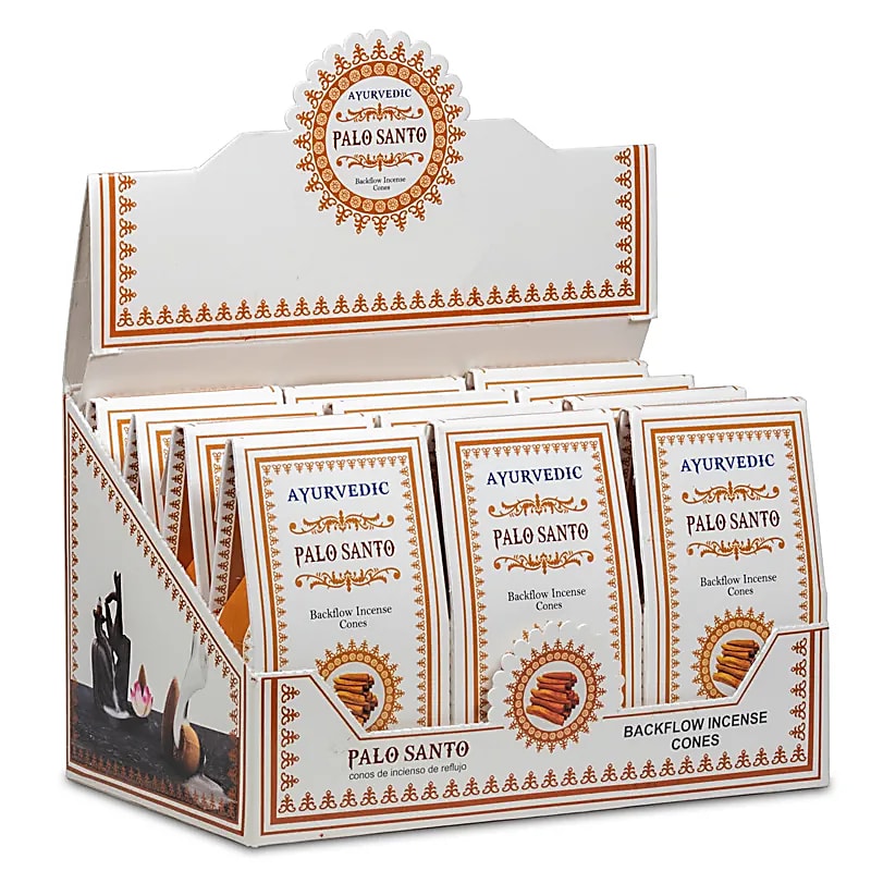Coni d'incenso ayurvedico Palo Santo
