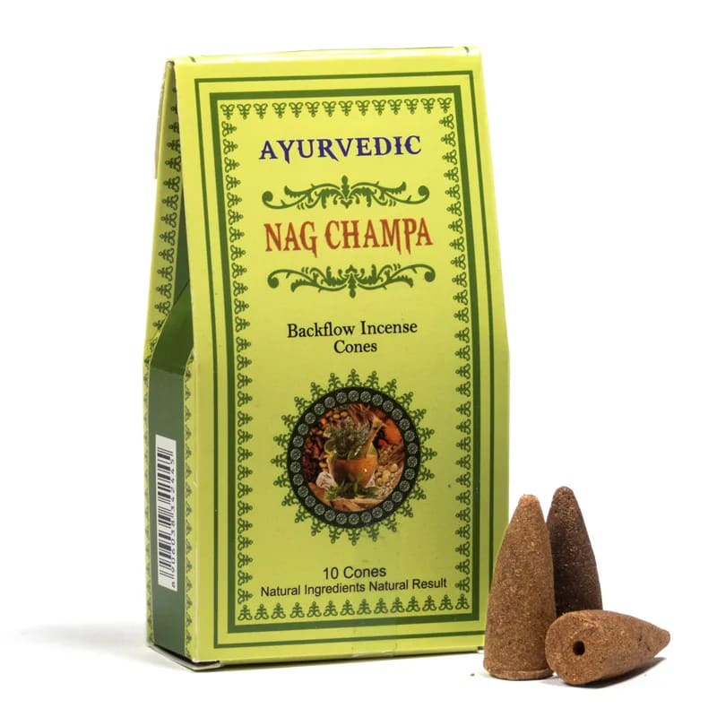 Ayurvedische Nag Champa Rückfluss Weihrauchkegel großhandel