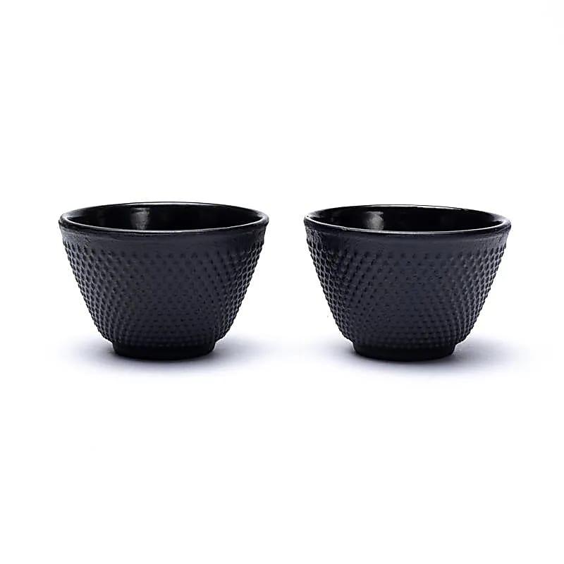 Japanse stijl geëmailleerde theekopjes set van 2