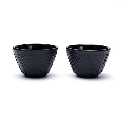 Japanse stijl geëmailleerde theekopjes set van 2 thumb