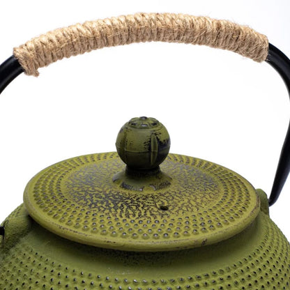 Tetsukyusu emaillierte Teekanne grün in japan. Stil kaufen thumb