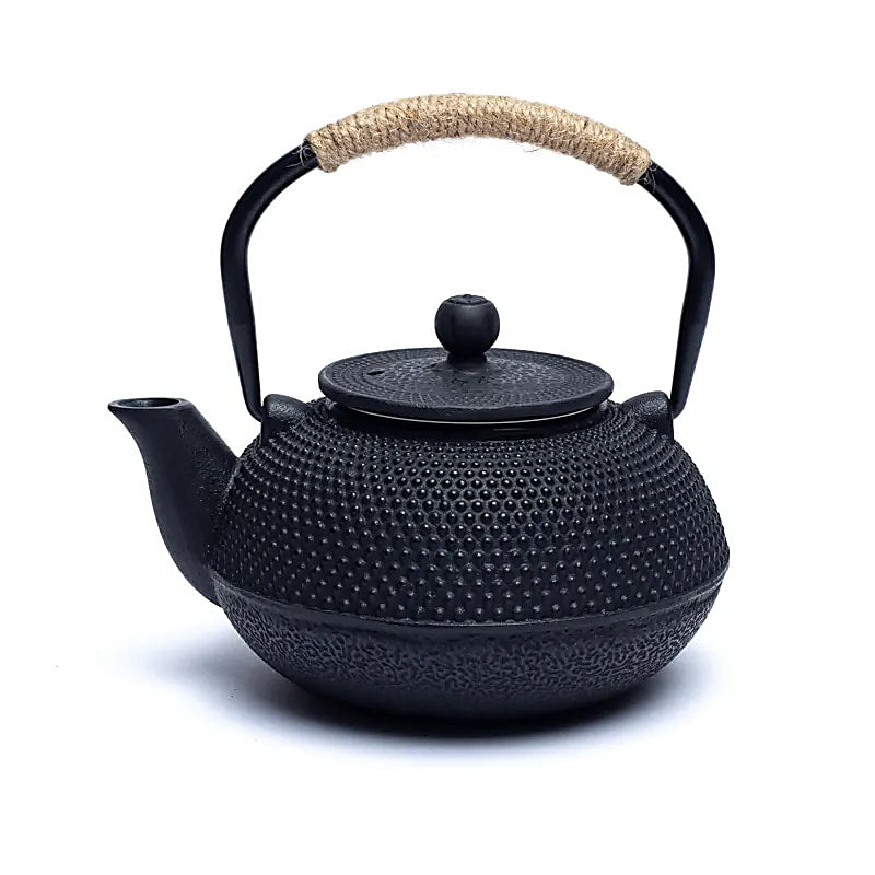 Tetera esmaltada Tetsukyusu 0,6 litros negro