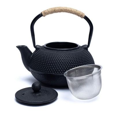 Tetera esmaltada Tetsukyusu 0,6 litros negro al por mayor thumb