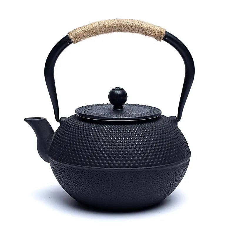 Tetsukyusu enameled 1,2 liter teapot black
