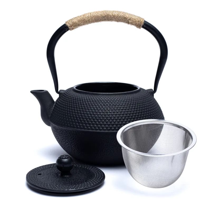Tetsukyusu enameled 1,2 liter teapot black wholesale