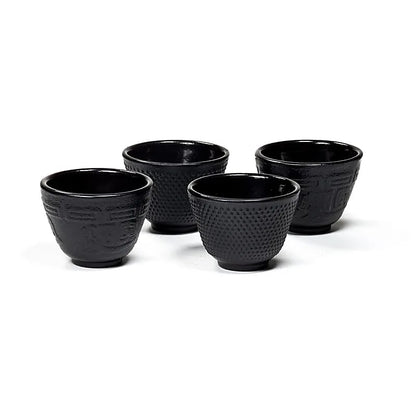 SET de 4 tazas de té esmaltadas al estilo japonés thumb