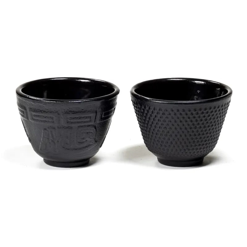 SET de 4 tazas de té esmaltadas al estilo japonés al por mayor