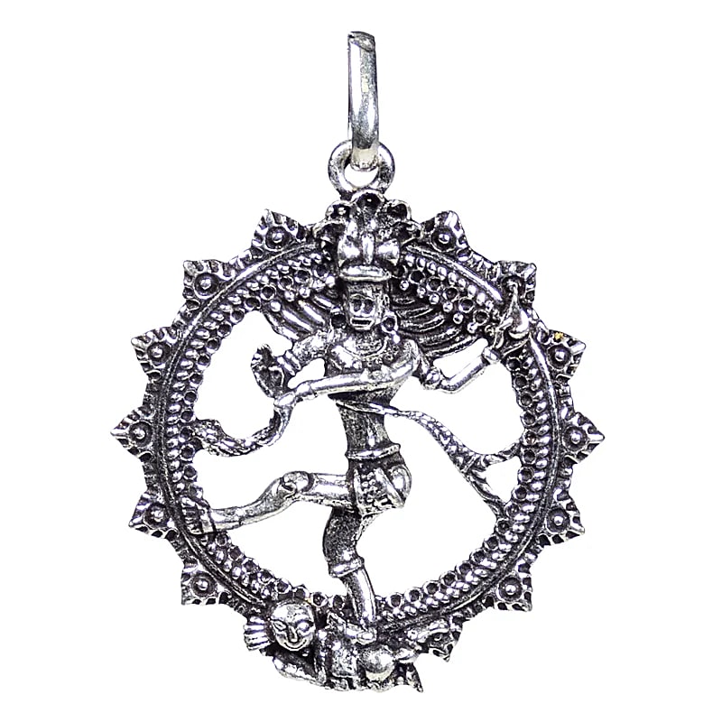 Pendant Shiva silver colour