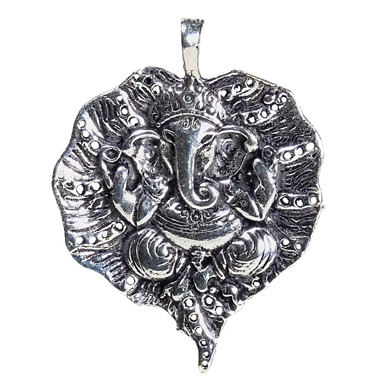 Colgante Ganesh de color plata