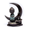 Backflow incense burner Buddha on Moon