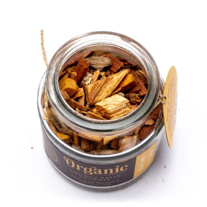Resina de incienso smudge de palo santo y cedro