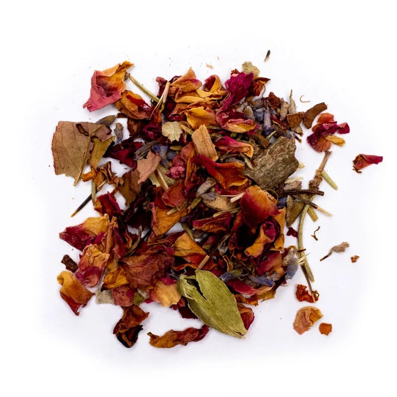 Roos & geranium smudge wierookkruid