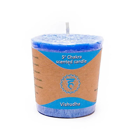 Vela votiva perfumada 5°chakra