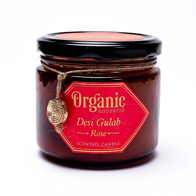 Organic Goodness Sojawachskerze Rose