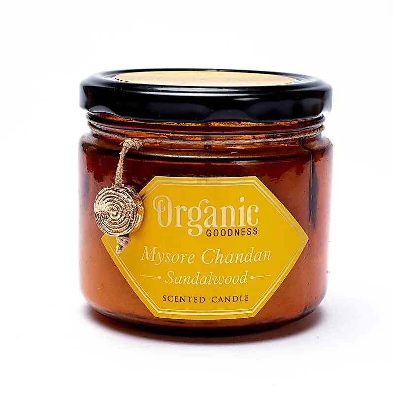 Organic Goodness soy wax candle Sandalwood