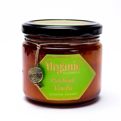 Organic Goodness soja was kaars Patchouli Vanille thumb
