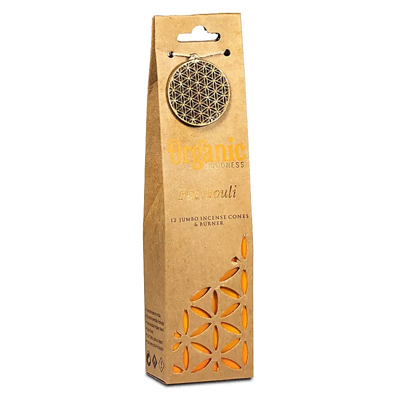 Organic Goodness coni d’incenso Patchouli e bruciatore