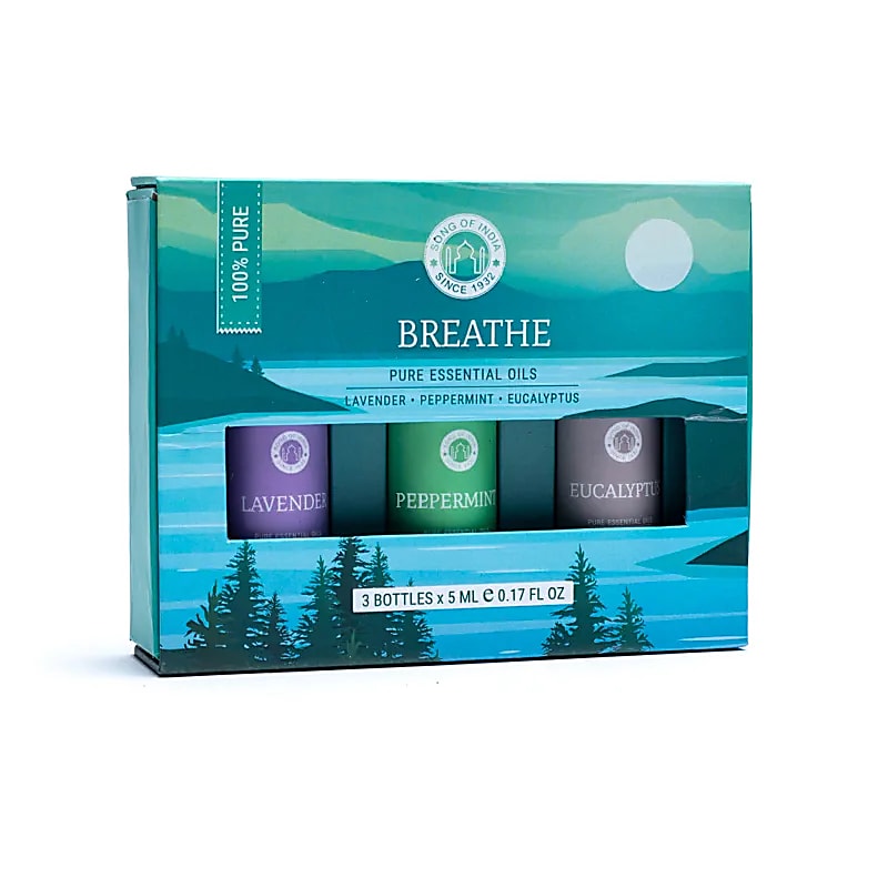 Set de aceites esenciales para aromaterapia Breathe