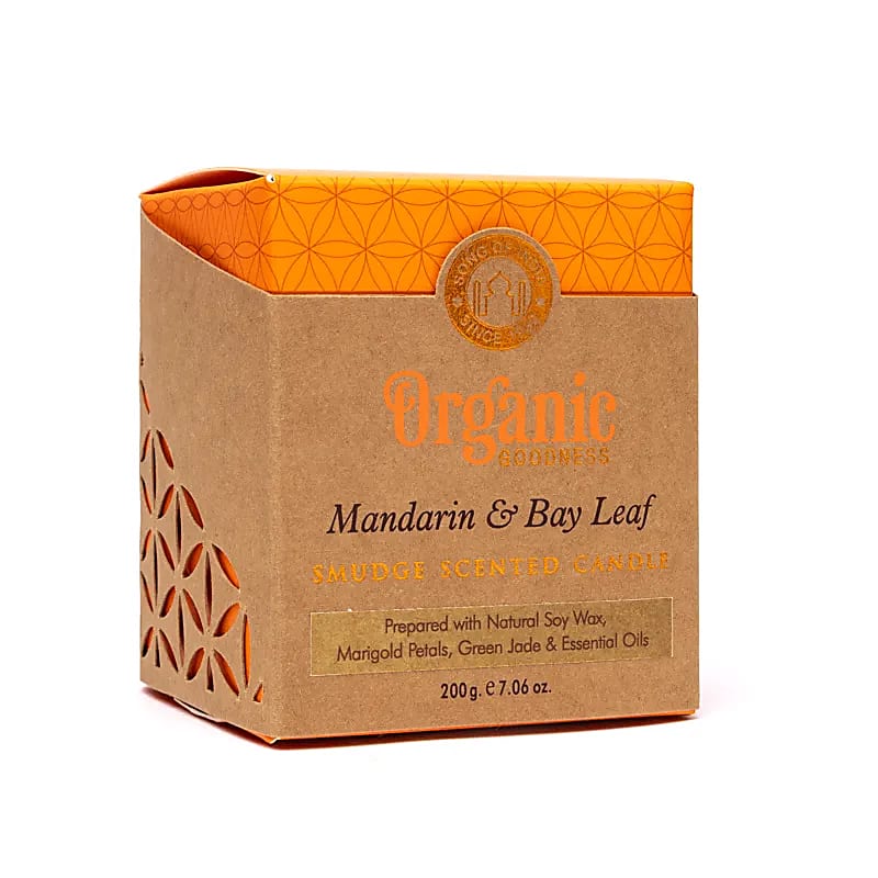 Organic Goodness scented candle Mandarin & Bay Leaf