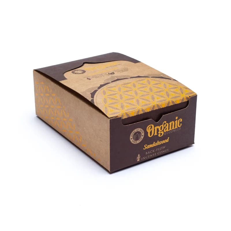 Sandalwood natural backflow incense cones