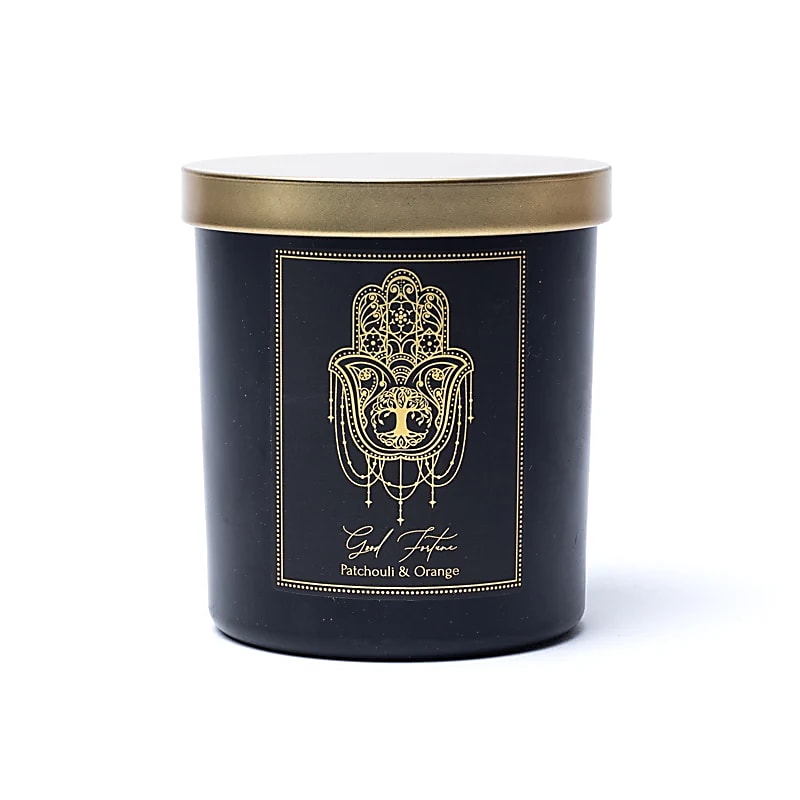 Vela Manifestation Good Fortune en vaso con tapa al por mayor
