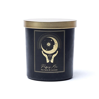 Vela Manifestation Purifying Moon en vidrio con tapa al por mayor thumb