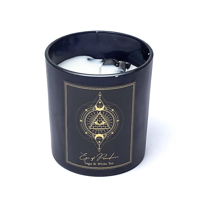 Bougie d'intention Eye of providence en verre