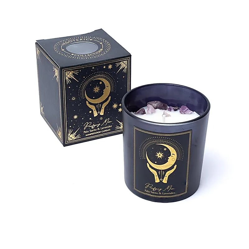 Bougie d'intention Puryfing Moon en verre