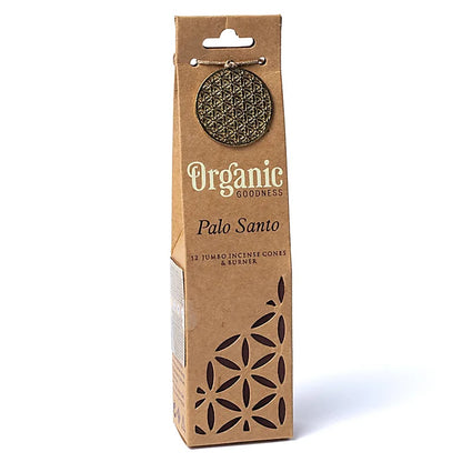 Organic Goodness Palo Santo Räucherkegel + Brenner thumb