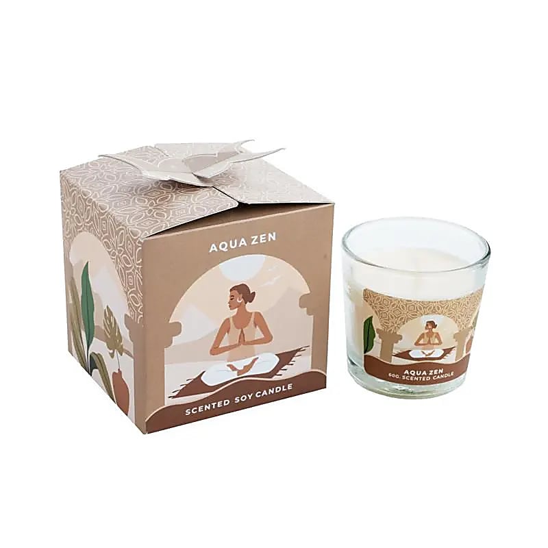 Bougie en cire de soja Moonshine Yoga Aqua Zen