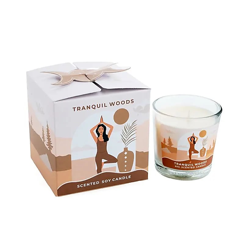 Bougie en cire de soja Moonshine Yoga Forêts Tranquilles