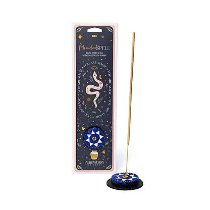 Incenso Celestial magic Incantesimo polvere di luna + porta incenso thumb