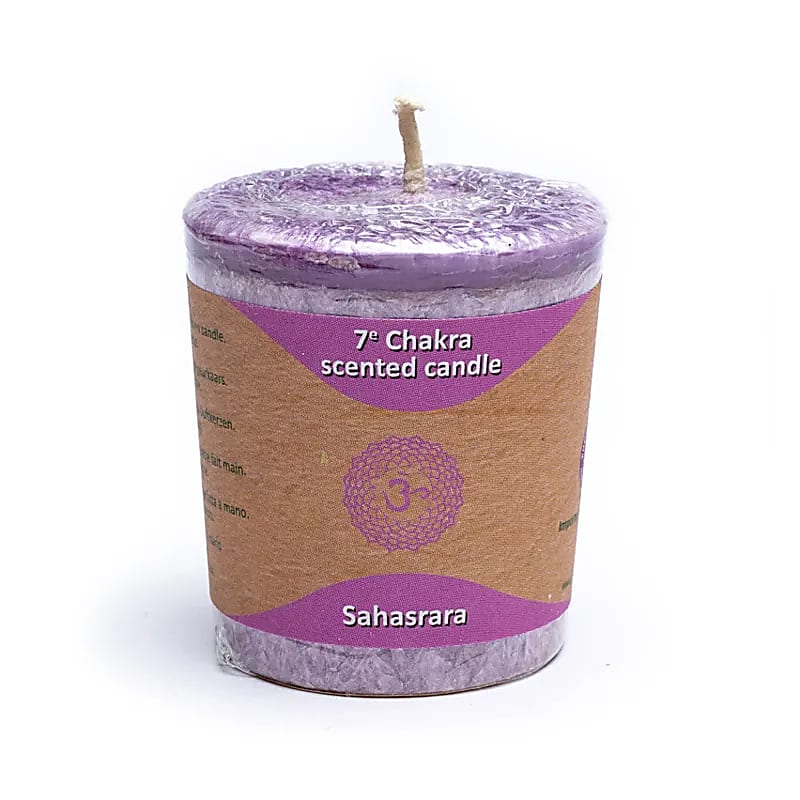 Bougie Votive parfumée 7°chakra