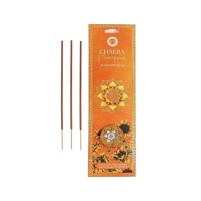 Encens chakra Manipura thé vert & citronnelle