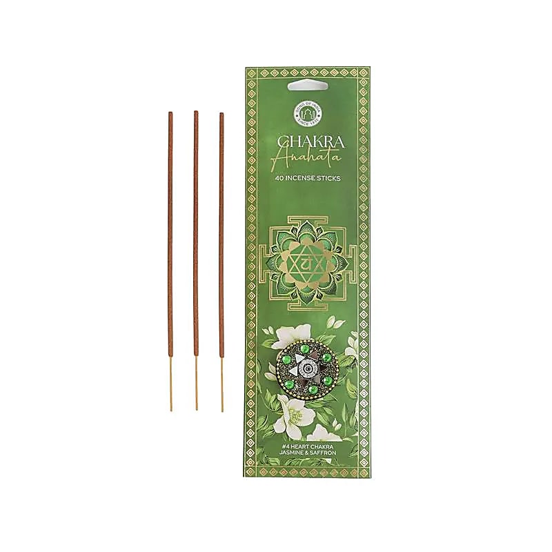 Encens chakra Anahata jasmin & safran