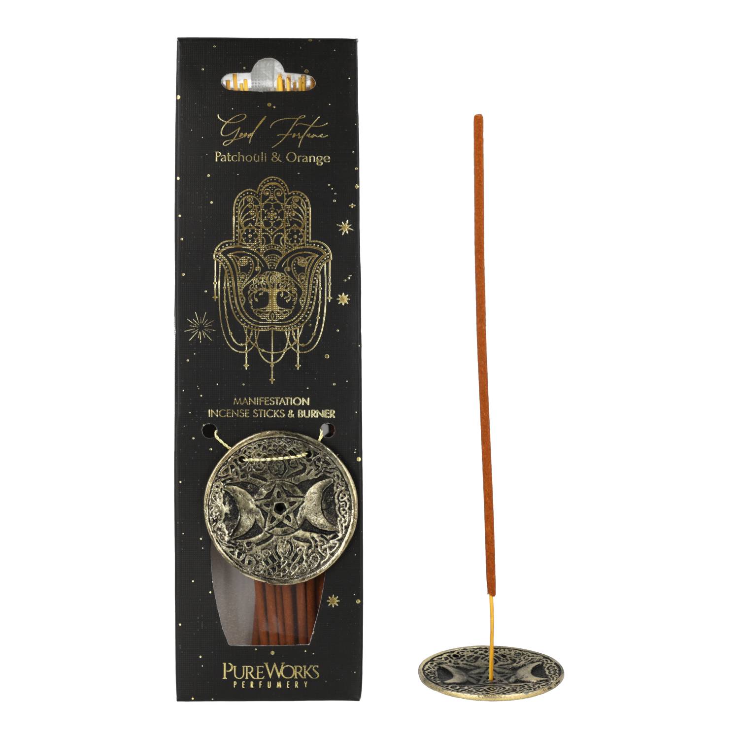 Räucherstäbchen Esoteric Collection Good Fortune + Räucherstäbchenhalter