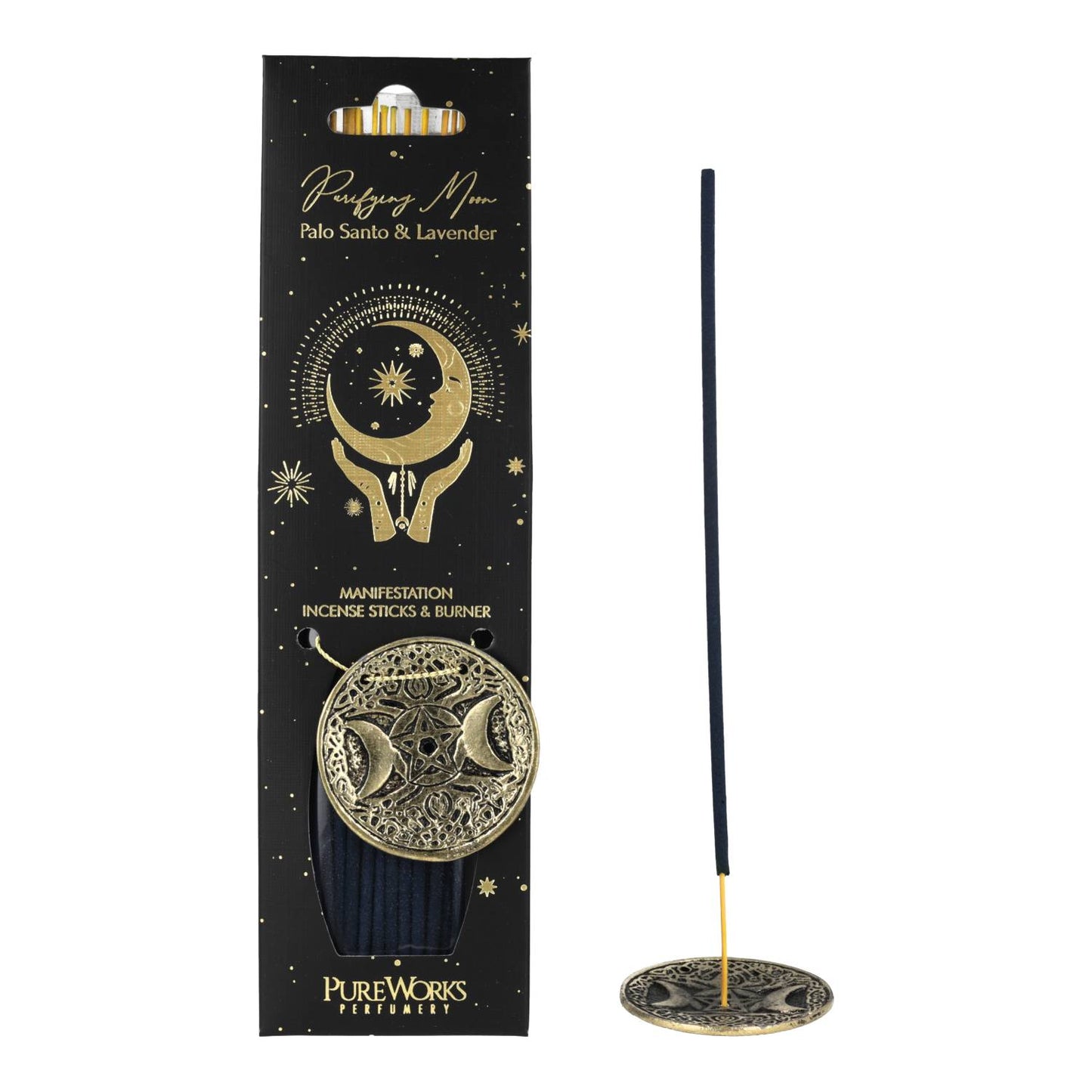 Encens Esoteric Collection Purifying Moon + porte-encens