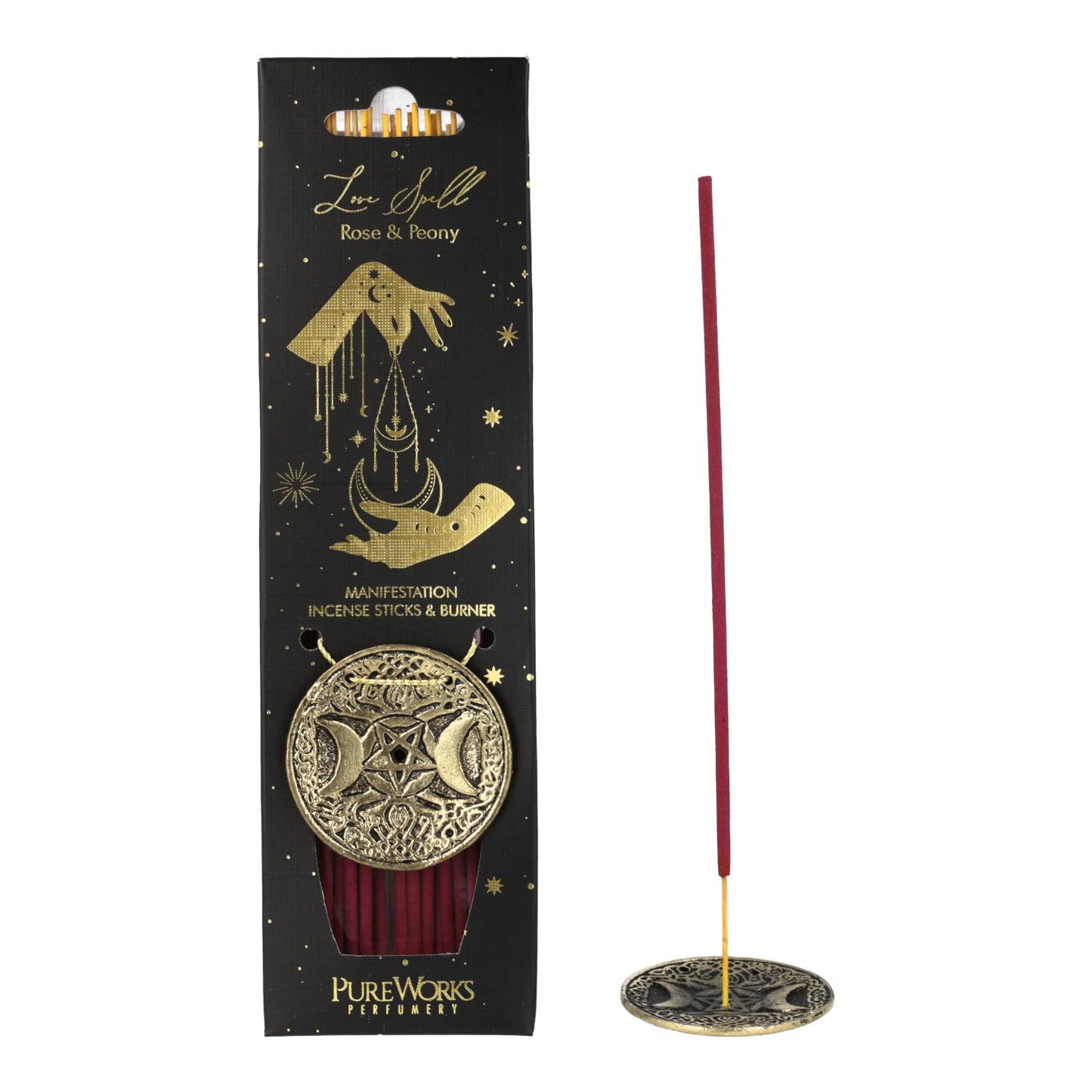 Räucherstäbchen Esoteric Collection Love Spell + Räucherstäbchenhalter